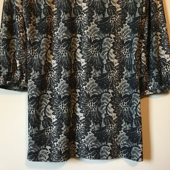 Dark Victorian Gothic Mockneck Frilly Button Down Blouse - Picture 8 of 16